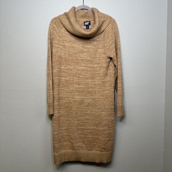 Lands' End Women's Cozy Lofty Cowl Neck Sweater Dress Size Small - Picture 1 of 4